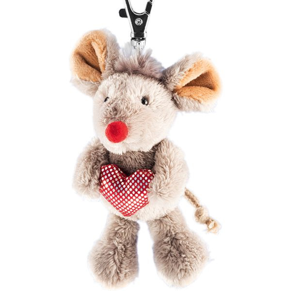Anhänger Maus mit Herz